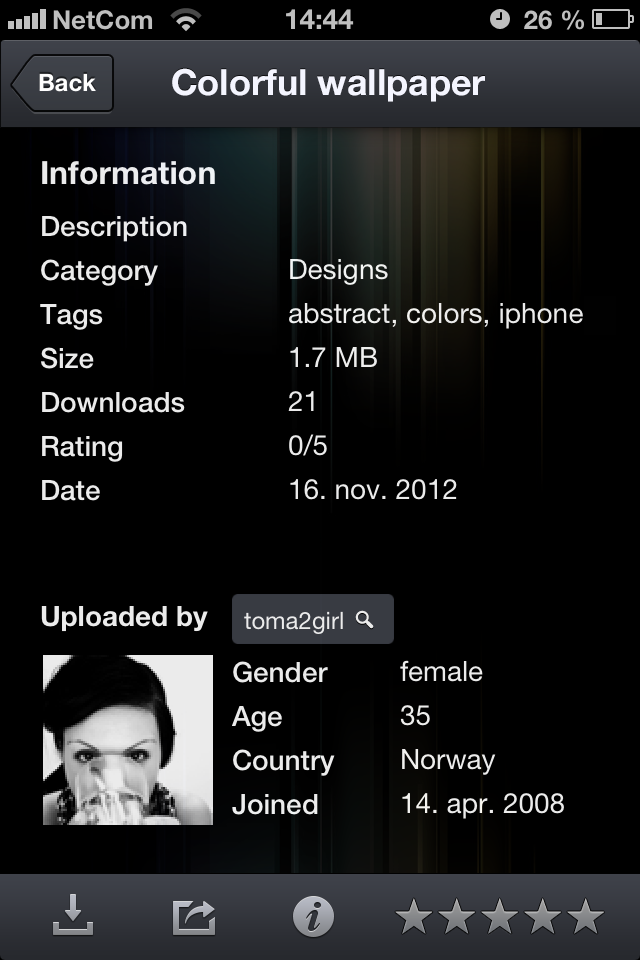 iPhone Screenshot 1